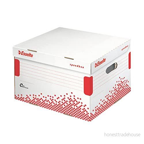 Esselte 1 x 100 mm Speedbox förvarings och transportlåda, vit 4049793026022