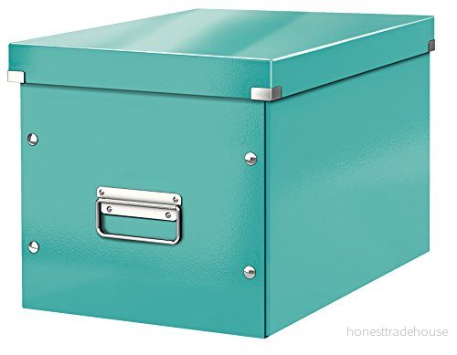 Leitz WOW Click and Store Förvaringsbox, large, isblå, 61080051 4002432117178