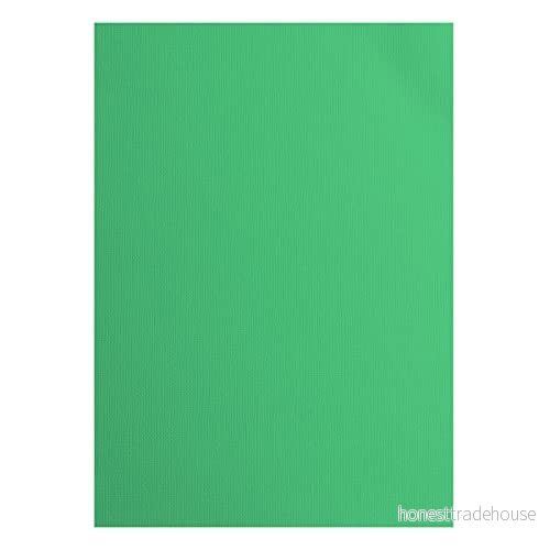 Vaessen Creative 2928 058A4 Florens cardstock papper, grön, 216 gram/m², DIN A4, 10 stycken, konsistens, för scrapbooking, korttillverkning, stansning och andra papperslådor 8716052221752
