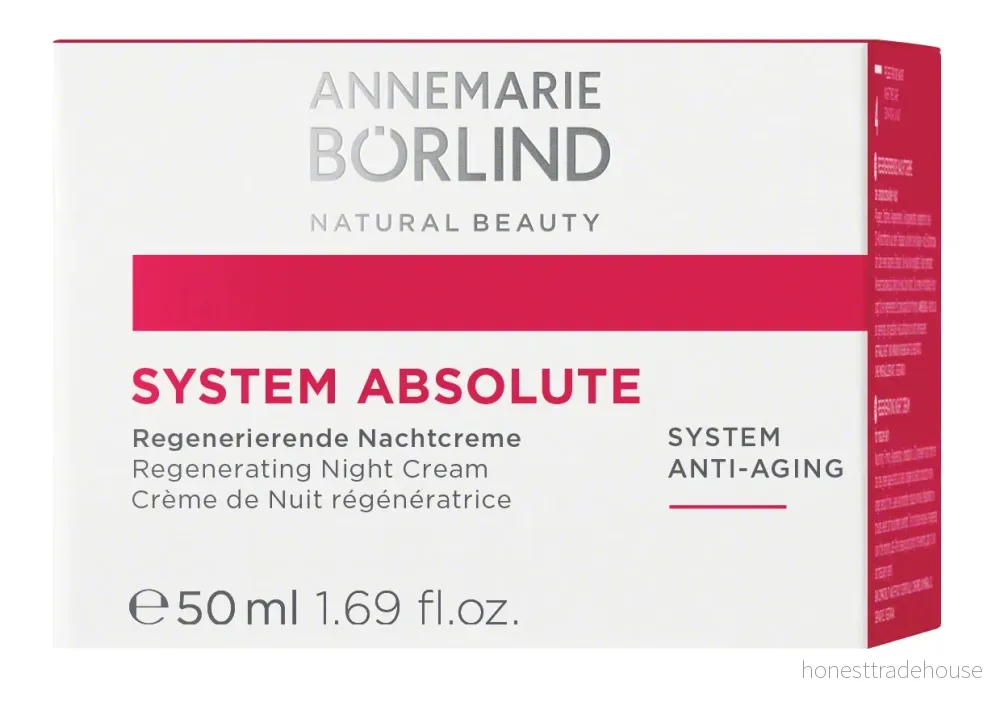 Annemarie Börlind System Absolute Regenerating Nattkräm 50 ml 4011061008450