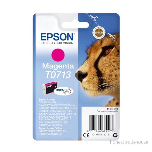 Epson Bläckpatron C13T07134012 Magenta 8715946624525
