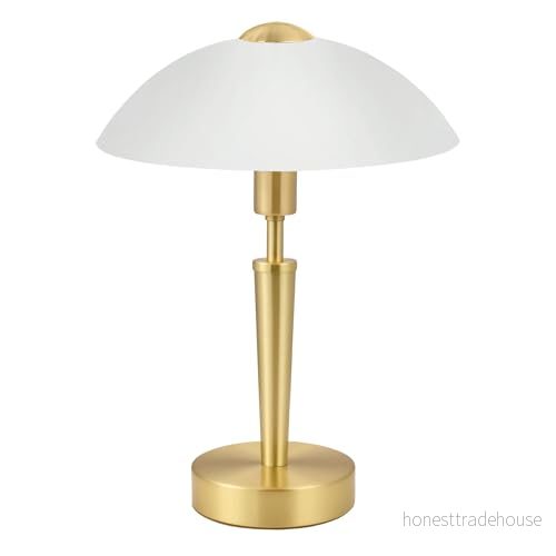 EGLO SOLO 1 Bordslampa - Matt Mässing/Vit 9002759872540