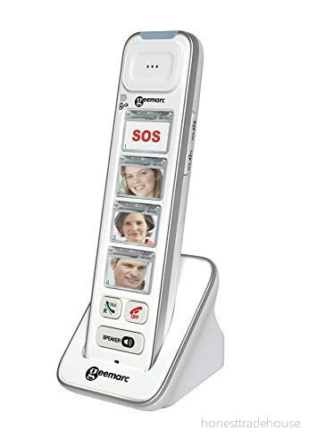 Geemarc Photodect 295 Ytterligare handenhet för Amplidect serien med anpassningsbara fotoknappar basstation krävs låg till medelhög hörselförlust version DE 3521350008531