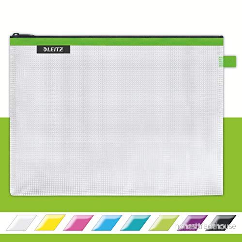 Leitz WOW Fodral, vattentätt, genomskinligt, large (A4), grön, 4026054 4002432122721 Leitz WOW Fodral, vattentätt, genomskinligt, large (A4), grön, 4026054 4002432122721