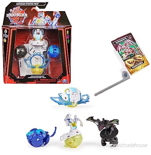 BAKUGAN 2023 startpaket med 3 bollar, individuellt monterade actionfigurer karaktärskort för samling, olika varianter, barn från 6 år 778988465653