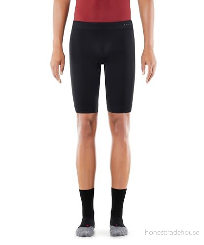 Falke Light Short M TI strumpbyxor för män, svart (svart 3000), S 4043874188715