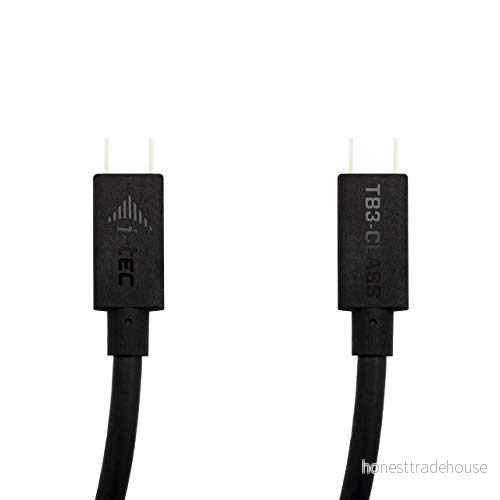 i tec Thunderbolt 3 klassad kabel, 150 cm, kompatibel med USB C dataöverföring upp till 40 Gbps, strömförsörjning 100 W, video 2 x 4K/60 Hz eller 1 8K/30 8595611703362