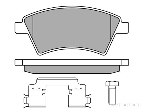 MEYLE 025 243 9116/W Bromsbeläggsats ORIGINAL Quality framaxel med akustisk slitagevarnare Anti skrik plåt SUZUKI: SX4 I Hatchback, Sedan 4040074064337
