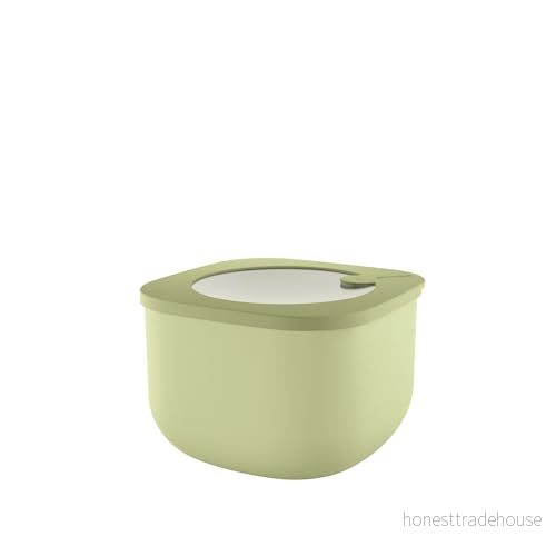 Guzzini Kitchen Active Design, STORE&MORE BIO, Hög lufttät behållare för kyl/frys/mikrovågsugn (M) Grön avokado, 16 x16 x h10,7 cm 1550cc 170723253 8008392359593
