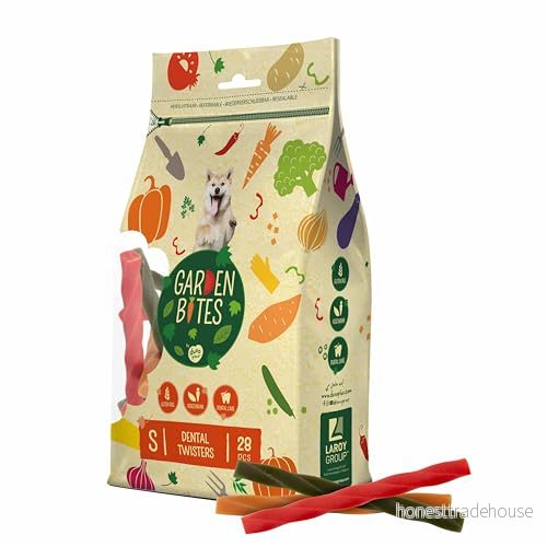 Duvo+ GARDEN BITES DENTAL TWISTERS S 13cm 28szt 3/36 5414365262754