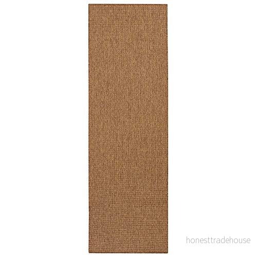 BT Carpet inomhus och utomhuslöpare Nature natursvart, 80 x 500 Cm Naturbraun 80x450 4260578026888