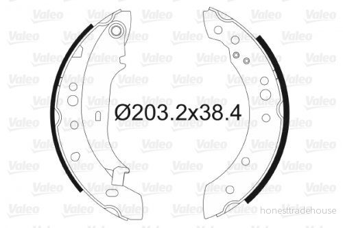 Valeo 564105 Kit Bromskankar 3276425641051