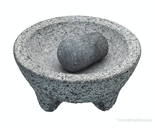 KitchenCraft Mortar and Pestle Granite 20 cm 5028250496553
