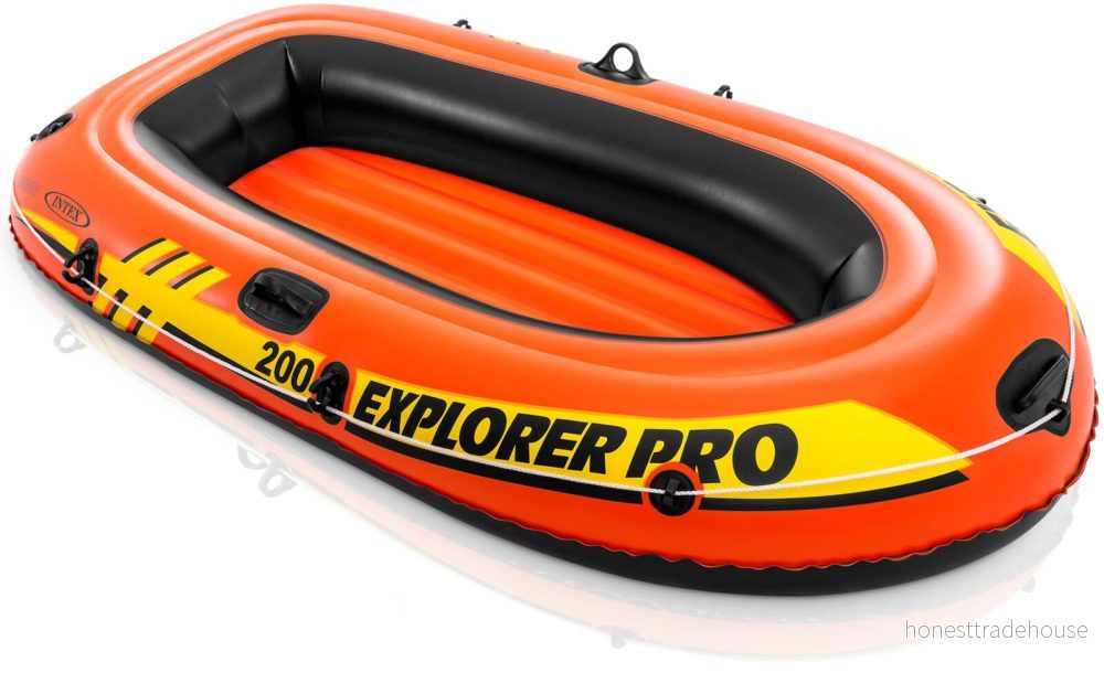 Intex 58356NP, Babybåt, Pojke/flicka, PVC, Svart, Orange, Gul 6941057402659