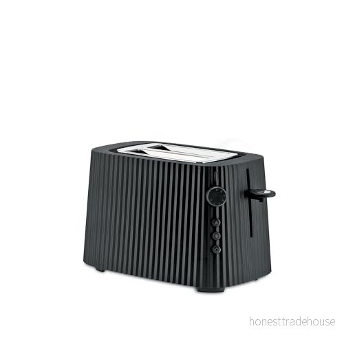 Alessi Brödrost Plissé Svart – MDL08B – 6 inställningar 8003299446582 Alessi Brödrost Plissé Svart – MDL08B – 6 inställningar 8003299446582