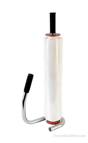 1 rulle 50 cm x 20 mikron 300 meter sträckfilm transparent + avrullningsanordning 8719033042681