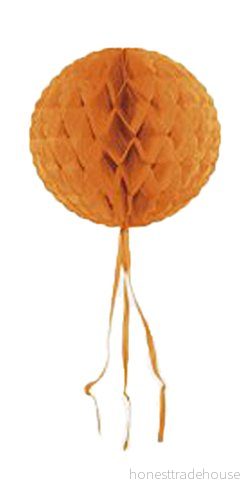 Folat Honeycomb Sphere Orange 30 cm 8714572603089