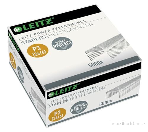 Esselte Leitz häftklammer Power Performance P3, 24/6 mm, 30 ark, 5 000 stycken 4002432117437
