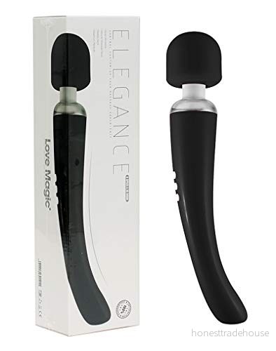 Love Magic Elegance Recharge Vibrator, Svart, Ø 5.6 x 29.3 cm 6911119301411