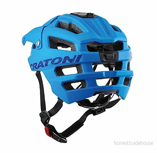 Cratoni Unisex AllTrack hjälm, blå, S/M 5458 cm 4035849079722