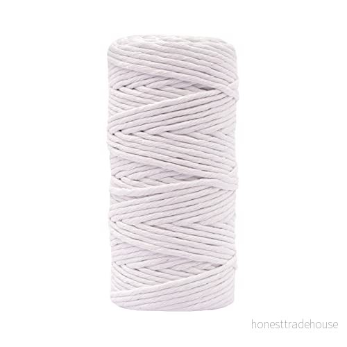 Vaessen Creative Macrame Garn 100% Vit 3 mm x 100 m 8716052239429