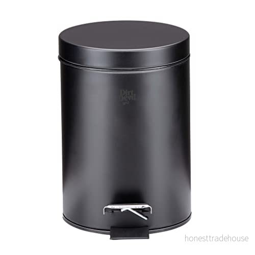 Dirt Devil Pedalhink 3 liter badrum eller toalett avtagbart innerfack svart 8711252494913