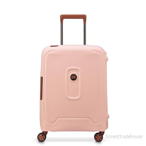 DELSEY Paris Moncey hård kabinväska 55 x 35 25 cm 38 liter S svart, rosa, XS, Återvinningsbar och återvinningsbar 3219110532692