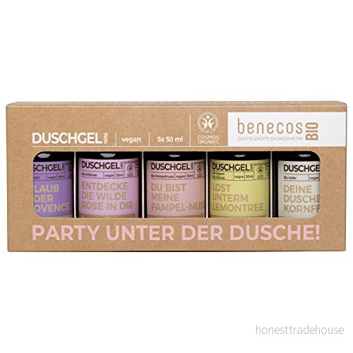 benecosBIO miniset party i duschen vegansk återvunnen plast 4260198096889