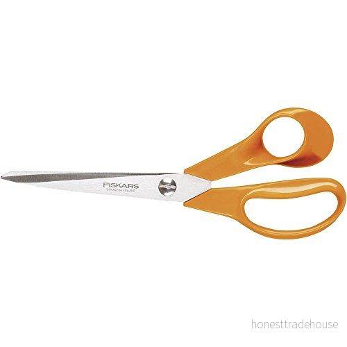 Fiskars universalsax Classic, Längd: 21 cm, blad i rostfritt stål/plasthandtag, Orange, S90, 1001539 6411501110404
