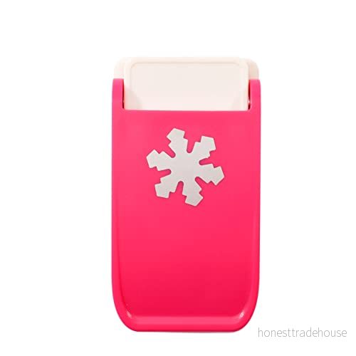 Vaessen Creative Heavy Duty Craft Punch snöflinga Ø 2,5 cm hålslag skärare för krymppapper, korttillverkning och hantverk 8716052229642