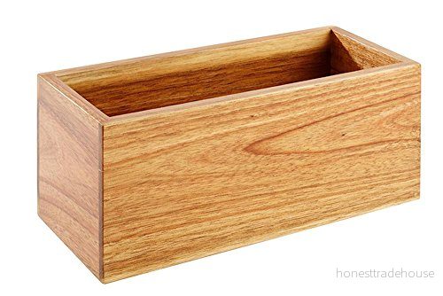 APS 11625 träbord caddy, akacia trä, 23 x 10 cm 4004133116252