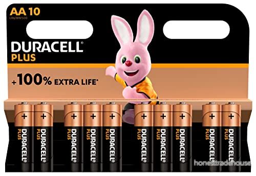 10X Duracell AA Plus (1 blisterförpackning med 10 batterier) batterier (LR6/MN1500) 5000394163553 10X Duracell AA Plus (1 blisterförpackning med 10 batterier) batterier (LR6/MN1500) 5000394163553