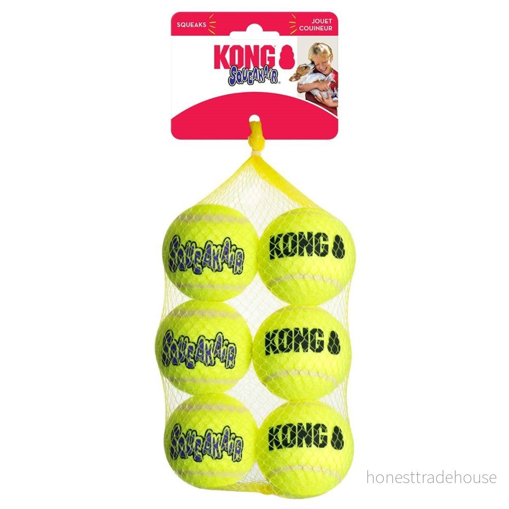 Kong SqueakAir Tennisboll 6-Pack 35585416007