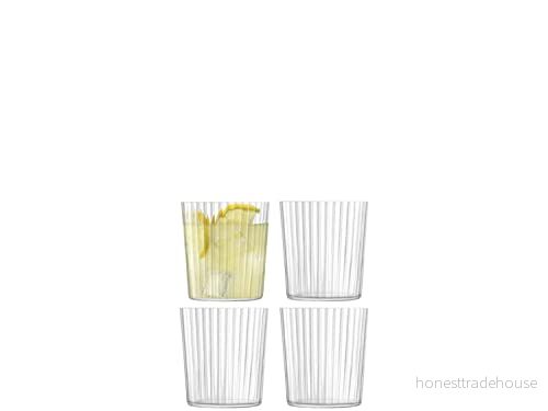 LSA Gio Line mugg 390 ml klar x 4 5012548569364