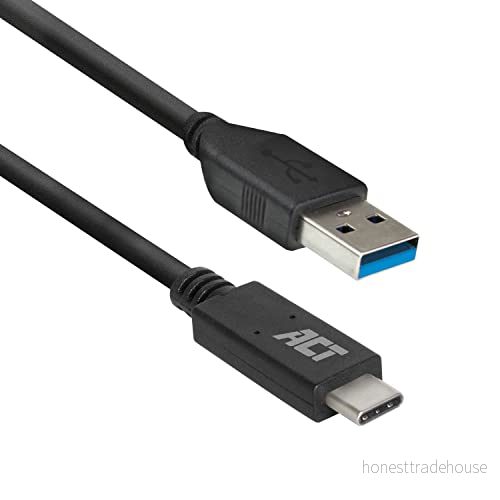 ACT USB till C kabel 1 m, 3.0, PD 60 W A snabbladdning, 5 Gbps datahastighet — AC7416 8716065501933