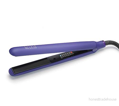 Diva Pro Styling Digital Styler Hårplatt/plattång automatisk avstängningsfunktion, lila 5060412984294