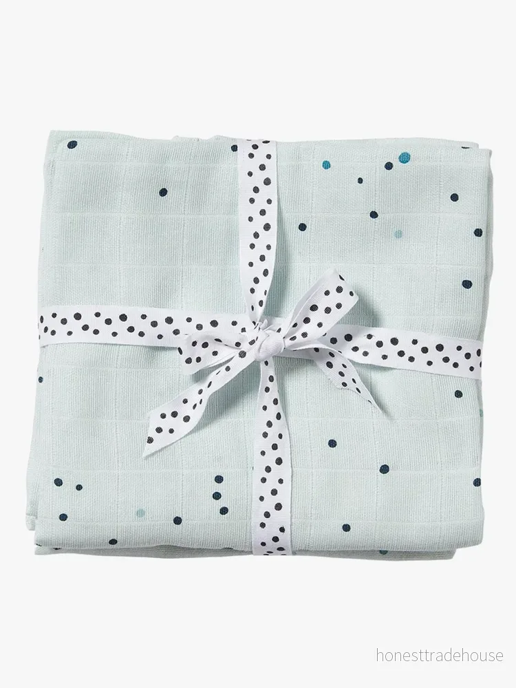Done By Deer Filt Dreamy Dots 120×120 2 pack, Blue 5712643014102