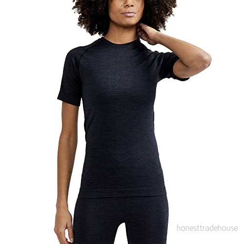 Craft Dam Core Dry Active Comfort T shirt kortärmad undertröja funktionell undertröja, svart, XL 7318573625326