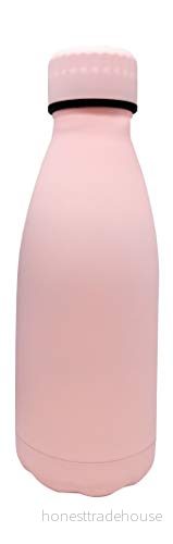 Dubbelväggig flaska i rostfritt stål 350 ml. ljusrosa 8436588851444