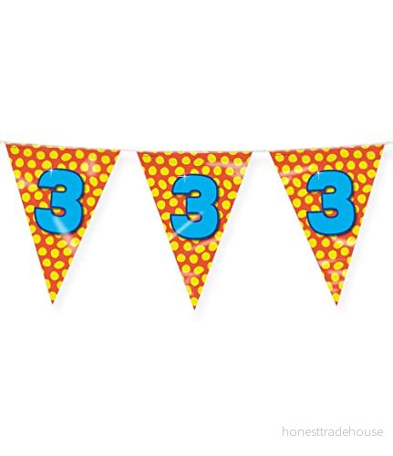 Happy Party flags 3 8716764198069