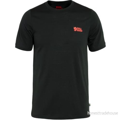 Fjällräven Abisko LOGO Tshirt till träning, Storlek: XXL, Black 7323450849689
