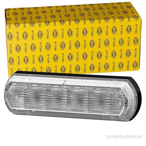 HELLA Blinker Shapeline Tech LED 12V / 24V klistrad/påbyggd ECE/SAE/ADR/GGVS Lyktglasfärg: glasklar Kontaktutförande: AMP vänster fram/till höger fram Antal: 1 2BA 013 398 001 4082300661736