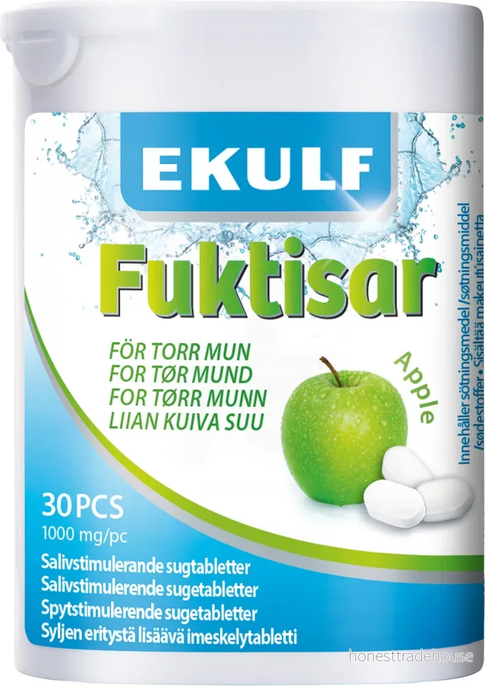 Ekulf Fuktisar Apple 30 st 7392222127508