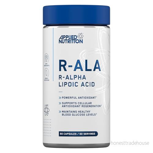 Applied Nutrition R Ala Alpha Lipoic Acid 60 Veg Capsules 5056555200605
