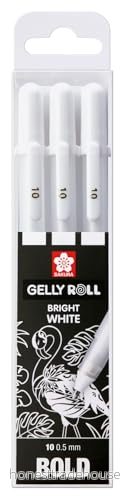 Sakura Gelly Roll 3 gelpennen 0,5 mm wit 8712079409302