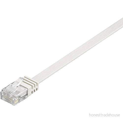 Goobay 95156 CAT 6 platt patchkabel, U/UTP, vit 4040849951565