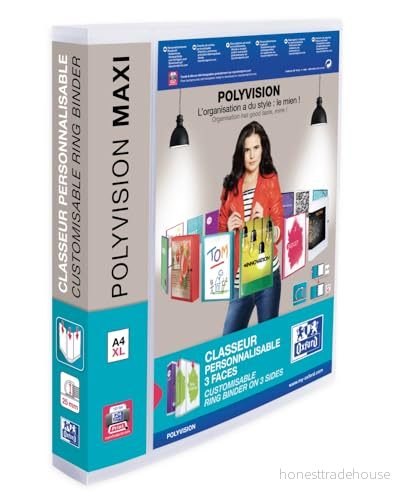 Elba Polyvision Maxi A4 4 D ring 25 mm ryggpresentationsbindare 5020215709210