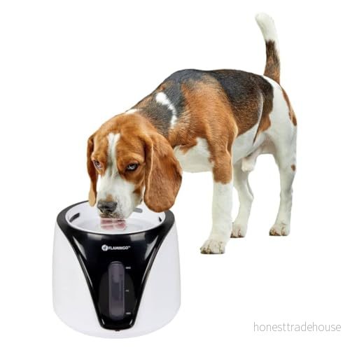 Flamingo Pet Products Sensor Adriana svart fontän 2 liter för katt och chi 5400585176827