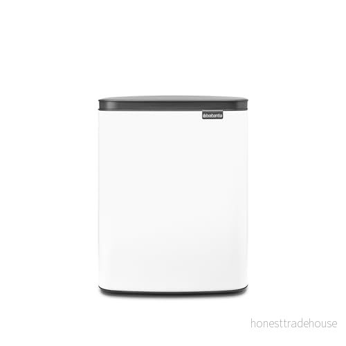 Brabantia Bo 12 l soptunna Snygg och praktisk Lättöppnat lock smidig stängning Hygienisk, platsbesparande Bärhandtag För badrum, hemmakontor sovrum 8710755222467