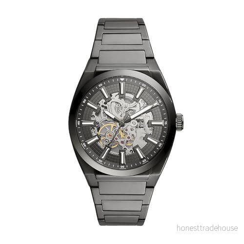 Fossil Traditional Klocka, Storlek: One Size, Smoke 4064092095463